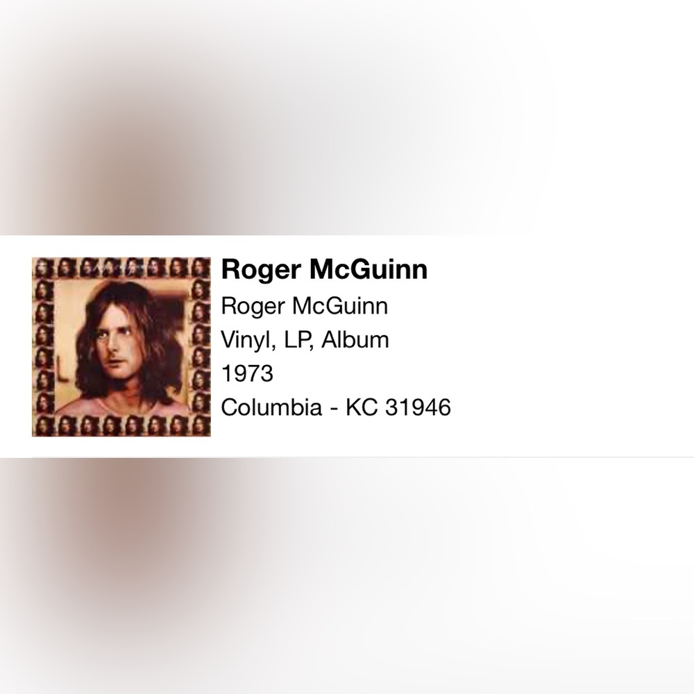 *BUY 2 GET 1 FREE LP* Roger McGuinn Self Titled Vinyl Record
